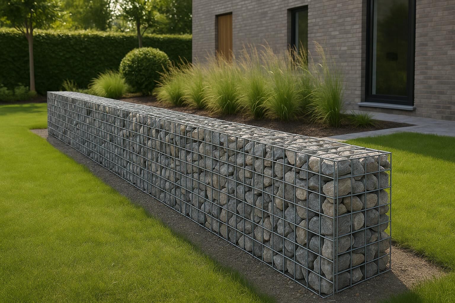 Mur en gabion